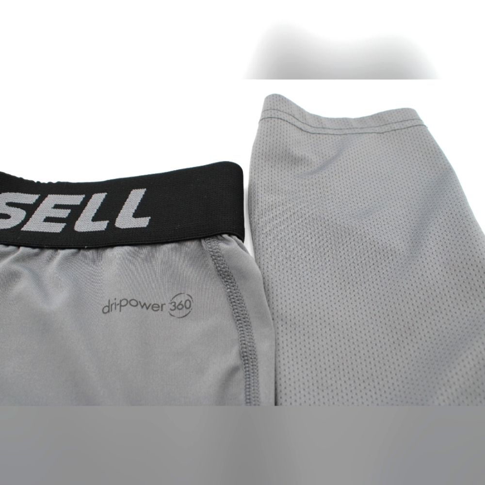 Russell Compression Pants Big Boys (L) Gray - Picture 2 of 4